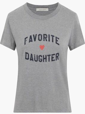 FAVORITE DAUGHTER THE FAVORITE DAUGHTER TEE IN HEATHER GREY
